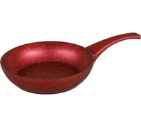 Сковорода без крышки OMS collection 24x5,5 см, 1,9 л, с АПП, цвет красный 3210.00.07-24-R