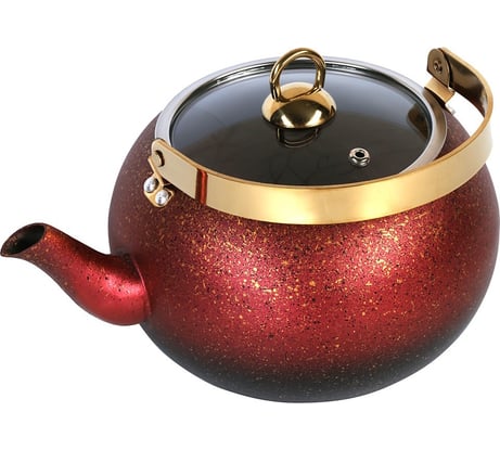 Чайник OMS collection с АПП, размер M - 1,6 л, цвет красный 8212-M-Rd