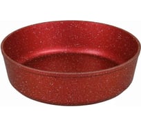 Противень круглый OMS collection с АПП, размер 26x7,5 см, 3,4 л, цвет красный 3411.00.00-26-R