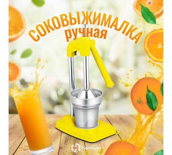 Соковыжималка Homium Fruit Proffi желтый GRS-2