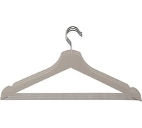 Набор универсальных деревянных вешалок ATTRIBUTE MATTE GREY 43см 3шт AHM003-3