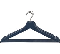 Набор универсальных деревянных вешалок ATTRIBUTE MATTE BLUE 43см 3шт AHM003-1