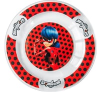 Тарелка ND Play леди баг и супер кот, дизайн 2, 19,5 см, стекло 272009