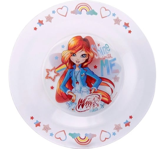 Тарелка ND Play winx club дизайн 1, 19,5 см, стекло 292556 1