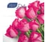 Салфетка бумажная GrandPero deluxe 33x33 см розы 3 слоя 20 листов х 12 2302 1