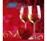 Салфетка бумажная GrandPero deluxe 33x33 см романтический вечер 3 слоя 20 листов х 12 2319 4