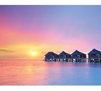 Картина на стекле Декоретто Домики на воде GS 9015 Декор