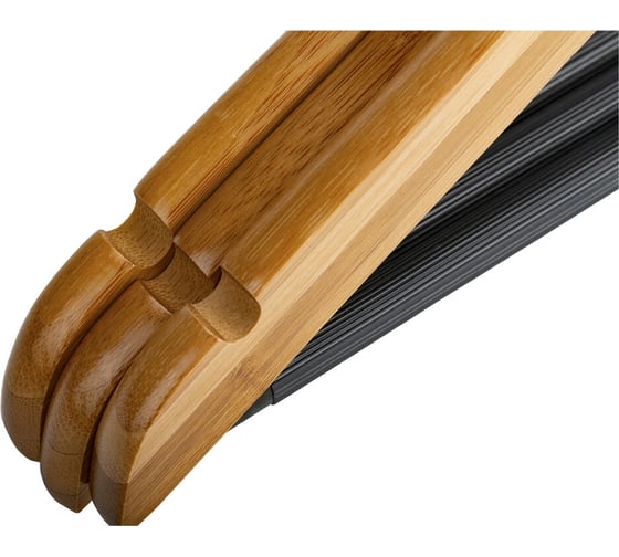 Набор универсальных вешалок ATTRIBUTE BAMBOO 44см, 3шт AHB233