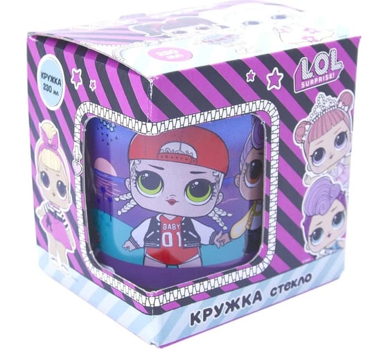 Кружка ND Play L.o.l. surprise ohsoradical в подарочной упаковке, 230 мл, стекло 296545
