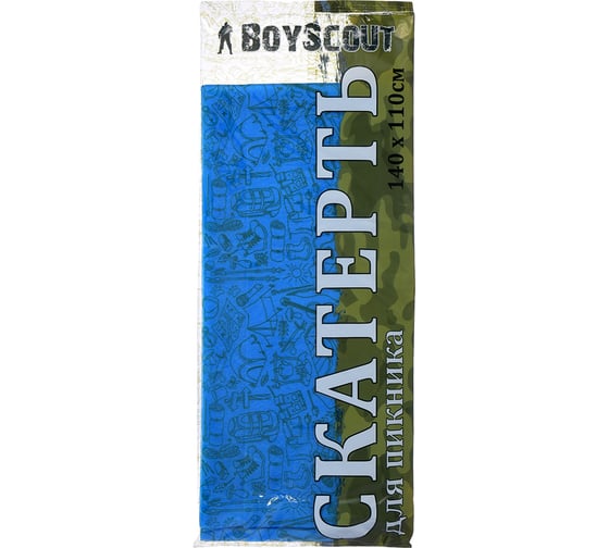 Скатерть для пикника BOYSCOUT 140x110 см, спанбонд 61709