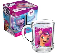Кружка ND Play мой маленький пони: фильм 2, сияй, в подарочной упаковке, 230 мл, стекло 299007