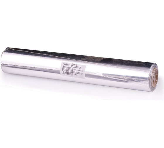Фольга алюминиевая ОФИСМАГ ширина 30 см, длина 80 м, в рулоне, Masterfoil 440068