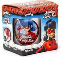 Кружка ND Play леди баг и супер кот, париж, маленькая, в подарочной упаковке, 230 мл, стекло 305450