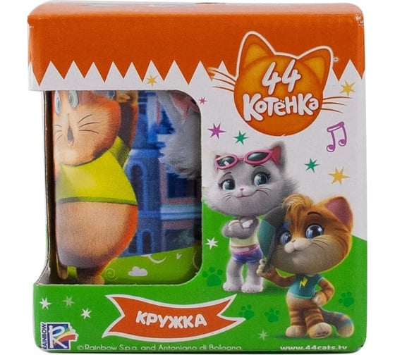 Кружка ND Play 44 котенка, подарочная упаковка, 230 мл, стекло 286160
