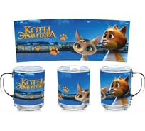 Кружка ND Play коты эрмитажа, ночные коты, 230 мл, стекло 308592