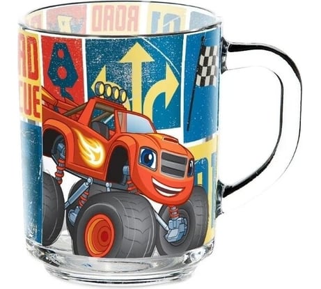 Кружка ND Play вспыш и чудо-машинки, вспыш - трек 2.0, 230 мл, стекло 288807