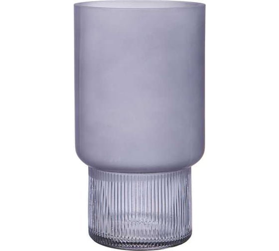 Ваза Lefard JADE GREY диаметр 14 см, высота 25 см 182-1024