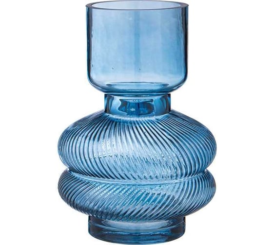 Ваза Lefard Fusion blue диаметр 15 см, высота 22 см 182-1029 1