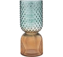 Ваза Lefard ART GREEN/ AMBER диаметр 13 см, высота 30 см 182-1047