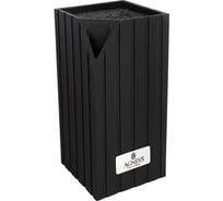 Подставка для ножей Agness для ножей и мусата, 12x12x23 см 911-691