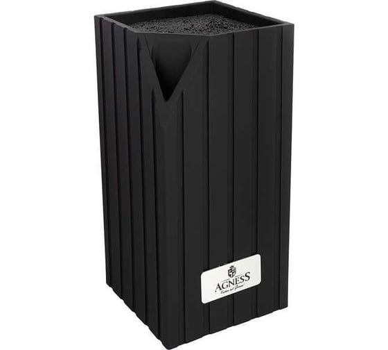 Подставка для ножей Agness для ножей и мусата, 12x12x23 см 911-691