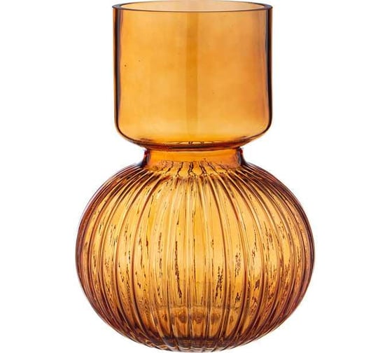 Ваза Lefard amelie amber диаметр 18 см, высота 25 см 182-1039