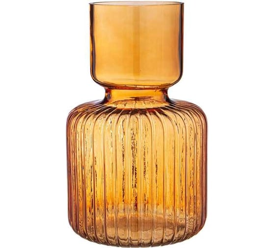 Ваза Lefard amelie amber диаметр 16 см, высота 27 см 182-1041