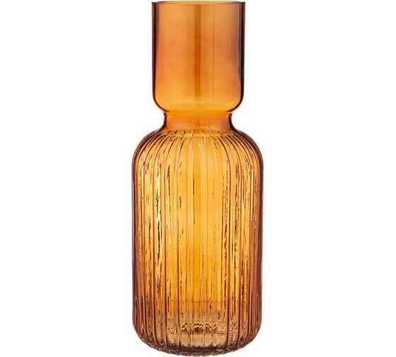 Ваза Lefard amelie amber диаметр 12 см, высота 31 см 182-1037 1