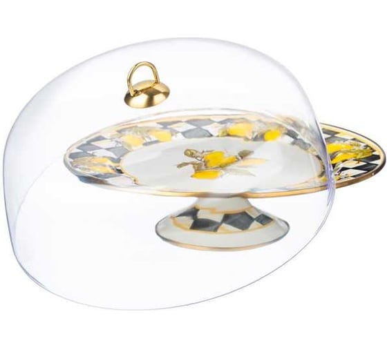 Тортовница с крышкой Agness, серия лимон, диа. 30см 950-559