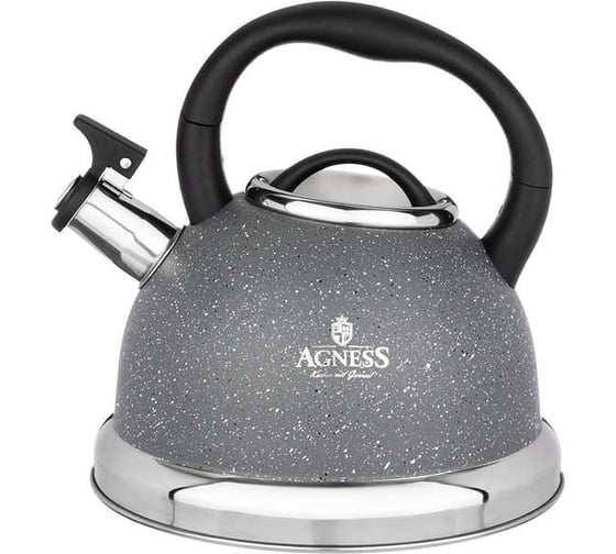 Чайник со свистком Agness, 3,0 л и складывающейся ручкой 937-031 1