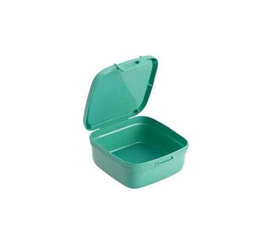 Контейнер пищевой CURVER snap box голубой, 0.9 л, квадратный 02268-Z63-00