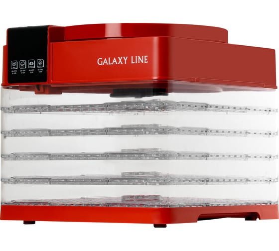 Электросушилка для овощей и фруктов Galaxy LINE GL 2630 красный 7020926303