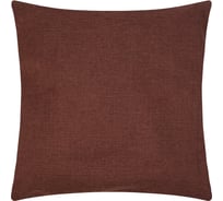 Наволочка декоративная Этель рогожка, 45х45 см, коричневый, 100% п/э 9656455