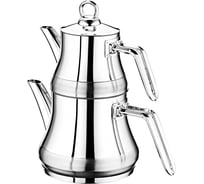 Набор чайников OMS collection заварник 0,5 л, чайник 1,25 л, цвет ручки серебрянный, арт. 8075-M-S