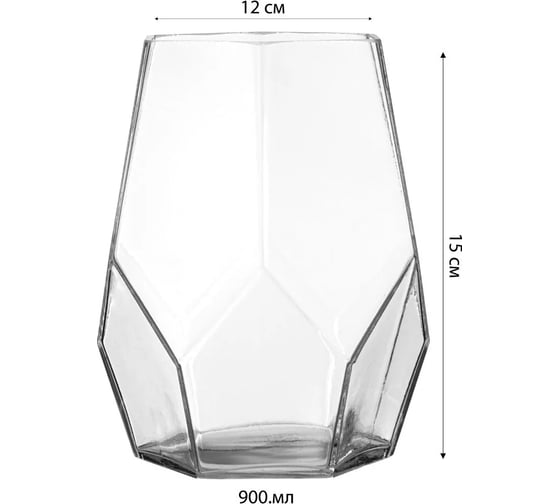 Ваза Lefard диаметр 12 см, высота 15 см 182-1005