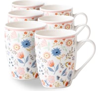 Набор кружек JEWEL Джой-9 340 мл, фарфор НПС0015-22