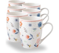 Набор кружек JEWEL Джой-12 340 мл, фарфор НПС0018-22