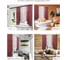 Комплект штор для кухни witerra альби 270x160 бордо 107039 4