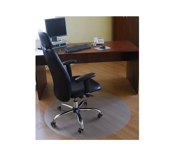 Защитный напольный коврик Петролл floortex 100 круг 1мм 150122 1
