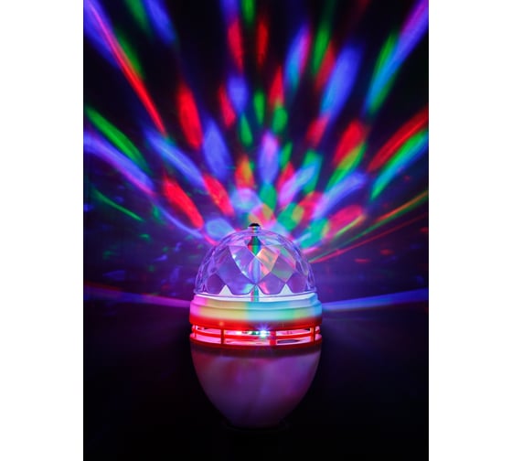 Диско-лампа TDM дл-01 с цоколем е27, 3 вт, rgb, 220 в, белый SQ0361-0500