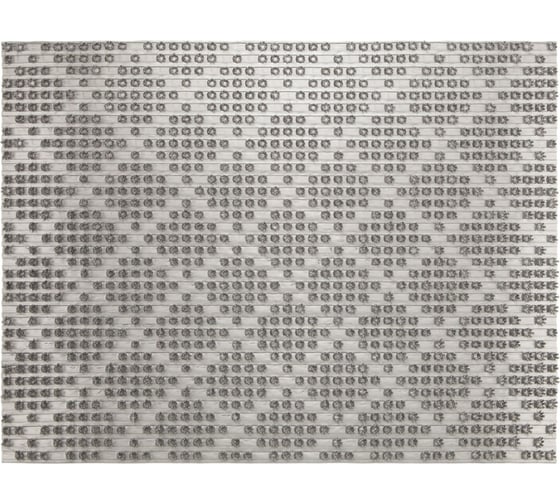 Коврик-щетинка Sunstep ромб, 45x60 см, серый металлик 76-101
