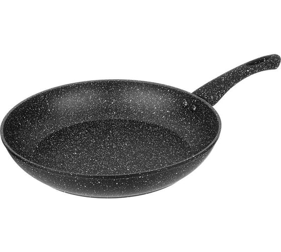 Сковорода Agness с антипригарным покрытием BLACK MARBLE, 28x5,5 см 932-516 1