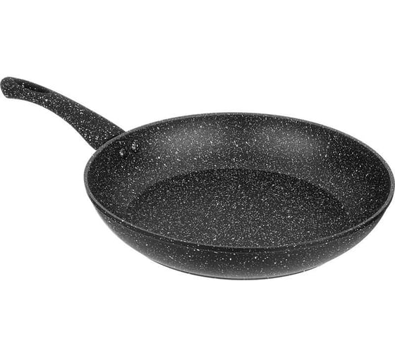 Сковорода Agness с антипригарным покрытием BLACK MARBLE, 28x5,5 см 932-516