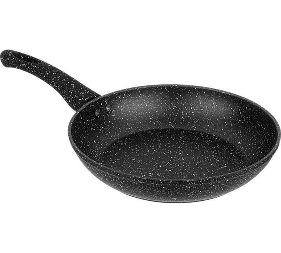 Сковорода Agness с антипригарным покрытием BLACK MARBLE, 22x4,5 см 932-513