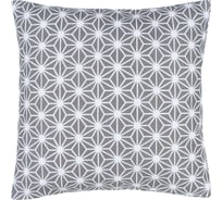 Подушка декоративная Guten Morgen Абстракция серая, наб. 40x40 см ПДбм-АС-40-40