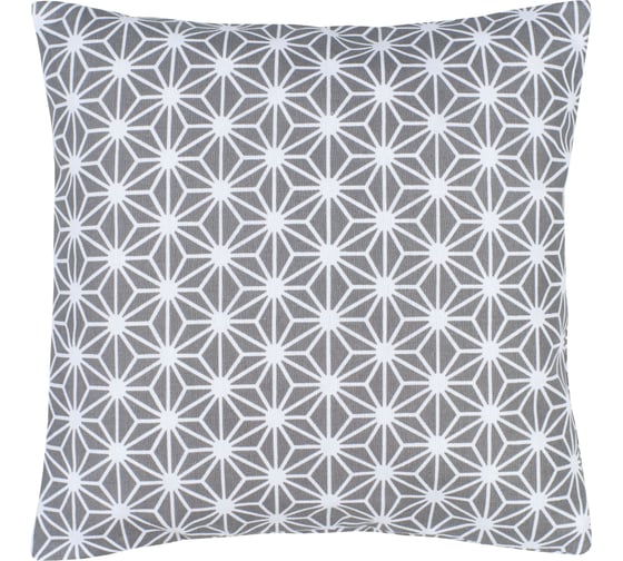 Подушка декоративная Guten Morgen Абстракция серая, наб. 40x40 см ПДбм-АС-40-40 1