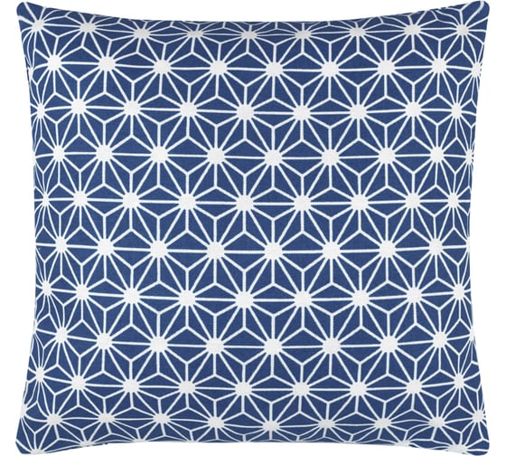 Подушка декоративная Guten Morgen Абстракция синяя, наб. 40x40 см ПДбм-АСин-40-40 1
