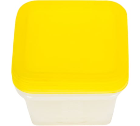 Набор емкостей Funcook для продуктов квадратных Фьюжн 0,33 л - 3 шт FC1107