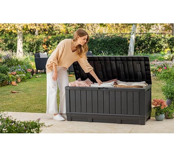Сундук KETER Kentwood 350 L графит 249462