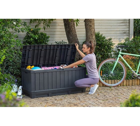 Сундук KETER Kentwood 350 L графит 249462